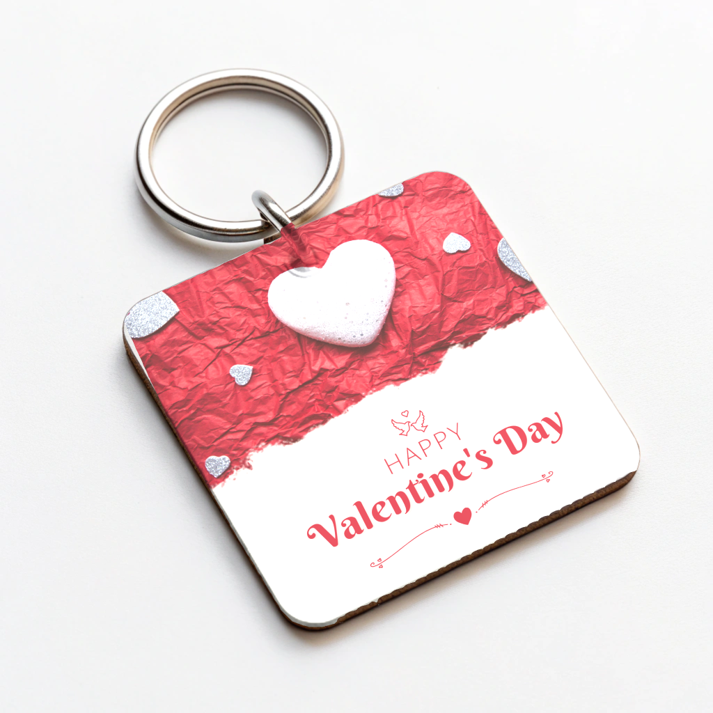 Happy Valentine's Day Keychain