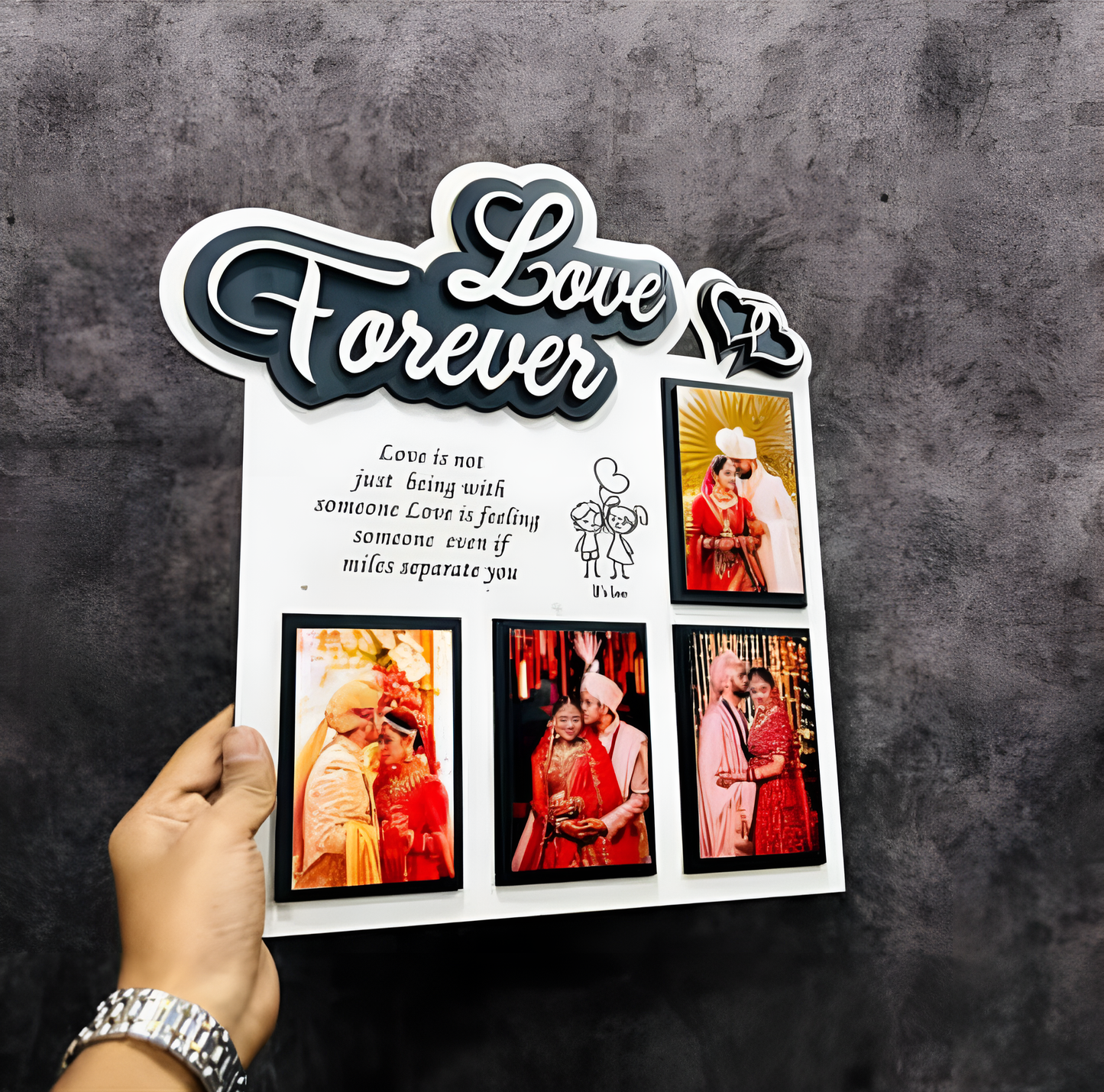 Personalized Love Photo Frame for Couples