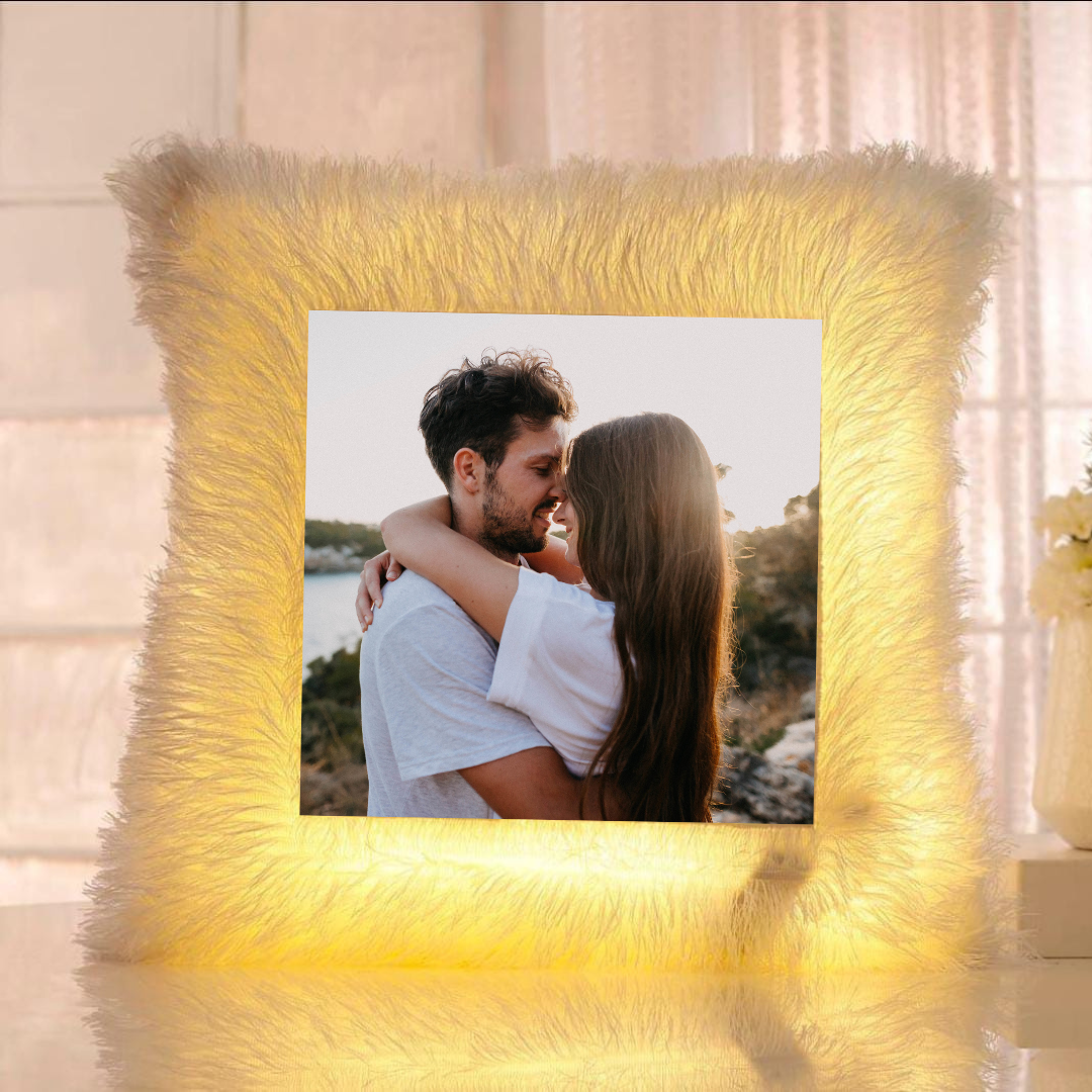 Personalized LED Pillow with Photo