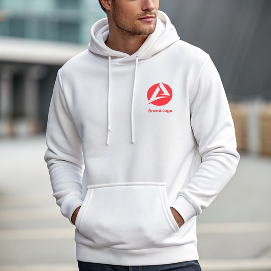 Custom Hoodie with Brand Logo for Male and Female